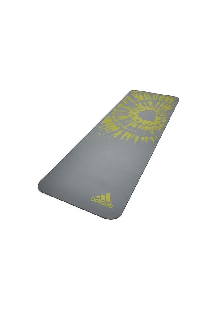 Adidas Tie-Dye Yoga Mat – Grey, Lightweight Non-Slip Mat for Yoga, Pilates & Stretching - Image 2