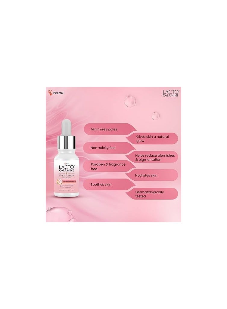 Lacto Calamine 10% Niacinamide face serum for minimising pores Suitable for all skin types No Parabens No Sulphates - Image 2