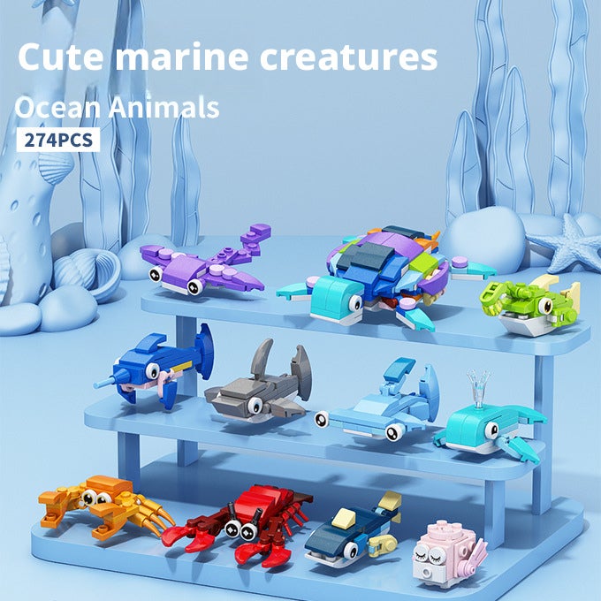 LELE BROTHER Building Blocks Toy Insect World Small Box Particles Children Boys Assembly Educational Toy Kindergarten Gift - Image 3