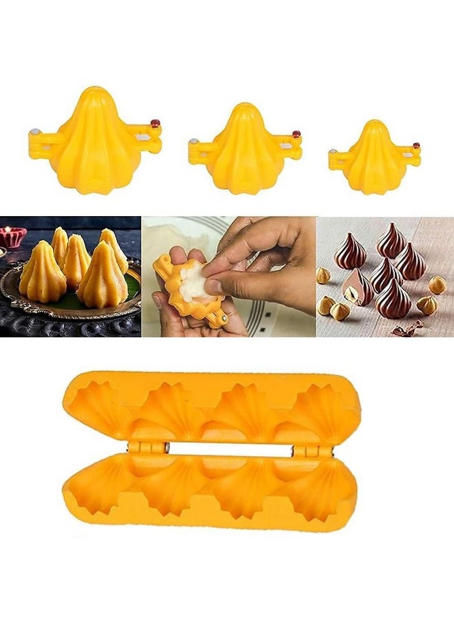 Garden Of Arts Multi Utility Plastic Modak Mould Set for Ganesh Festival Includes 3 Different Size of Modak and One Modak Patti - pzsku/ZEF789D4556BEBDC4BF21Z/45/_/1740118378/4cd080c4-db4a-42b2-ad32-d3eefb92b0ad