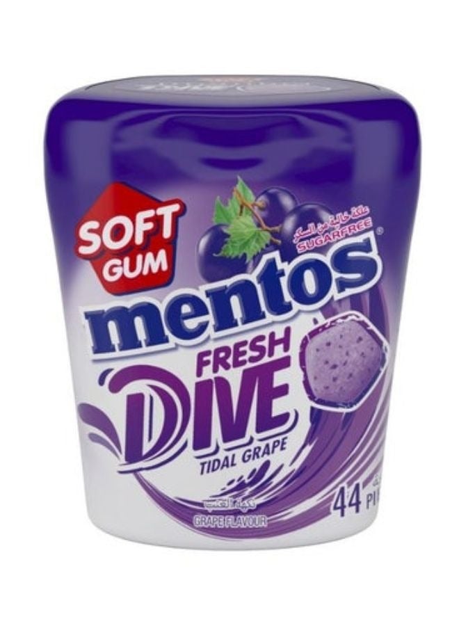 Mentos Fresh Dive Grape Chewing Gum 88g - Image 1