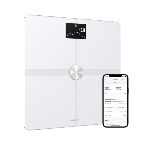 Withings Body+ Wi-Fi bathroom scale for Body Weight - Digital Scale and Smart Monitor Incl. Body Composition Scales with Body Fat and Weight loss management, White - Image 1