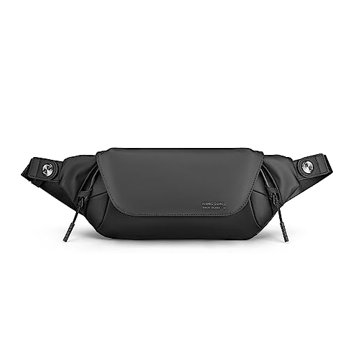 Kingsons Compact EDC Tech Sling Bag for Men, Waterproof Crossbody Chest Shoulder Backpack with Magnetic Closure, Everyday Carry Bag for Travel, Work, Sport - Image 1