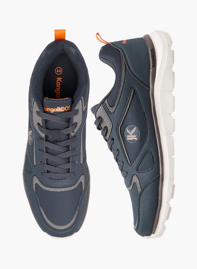 kangaROOS Men's Panelled Lace-Up Closure Sports Shoes  - Image 1