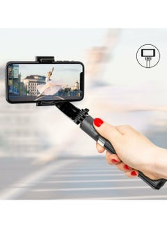 Generic L08 Bluetooth Handheld Gimbal Stabilizer Mobile Phone Selfie Stick Holder Adjustable Selfie Stand with Tripod  - Image 2