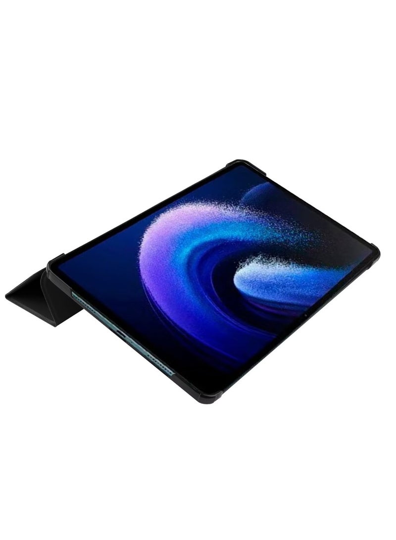 لـ Xiaomi Pad 6 / 6 Pro Case Cover ، Auto Wake / Sleep ، لمس الجلد المريح ، غطاء واقي ثلاثي الوقوف النحيف - Image 2