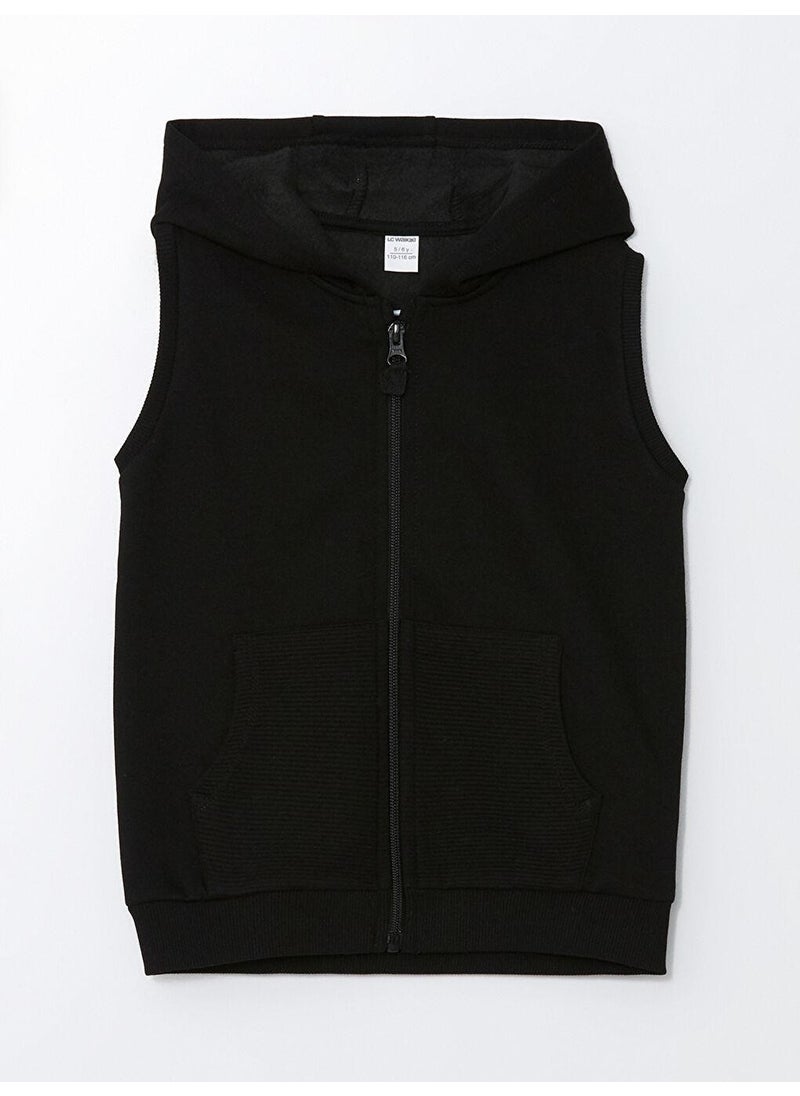 LC WAIKIKI - Basic Baby Boy Hooded Vest - Image 1