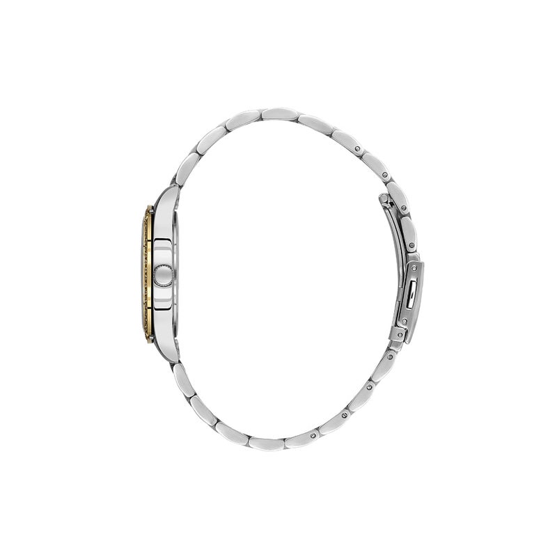 Bigotti Quotidiana Silver and Gold Stainless Steel Watch for Women BG.1.10658-3 - Dark Green Sunray Dial, 34mm Case, Japanese Quartz, 30M Water Resistant, Mineral Glass - Image 2