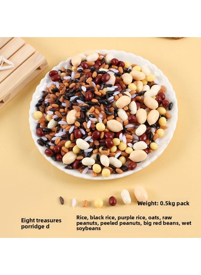 1:1 Simulation Mixed Cereals Model DIY Toys Food And Play Accessories Eight Treasure Porridge Nut Ingredients Photo Props-Color:Eight Treasures Porridge D (pack Of 0.5kg )  - Image 1