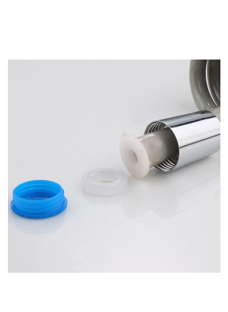 ECVV 2M Spring Flexible Shower Hose,PU Telescopic Shower Hose Spiral Shower Head Replacement Hose for Toilet Faucet/Bidet Sprayer Telephone Wire Design - Image 5