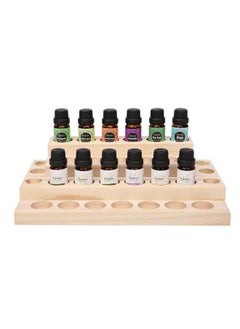 PhantomSky PhantomSky 30 Slots Wooden Aromatherapy Essential Oil Carrying Case, Natural Wood Essential Oil Organizer Storage Box Case Display Holds for Travel and Presentations Gift Box  - Image 1
