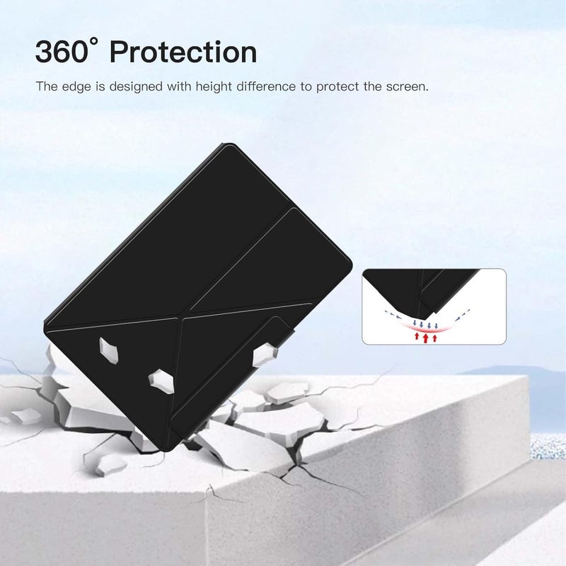 KASTWAVE For Red Magic Nova Tablet Case, High Qualit Magnetism Shell, Auto Wake/Sleep & Multi-Viewing Angles, Lightweight, Transformable, Scratch Resistant, Black Case For Red Magic Nova 10.9 Inch - Image 4