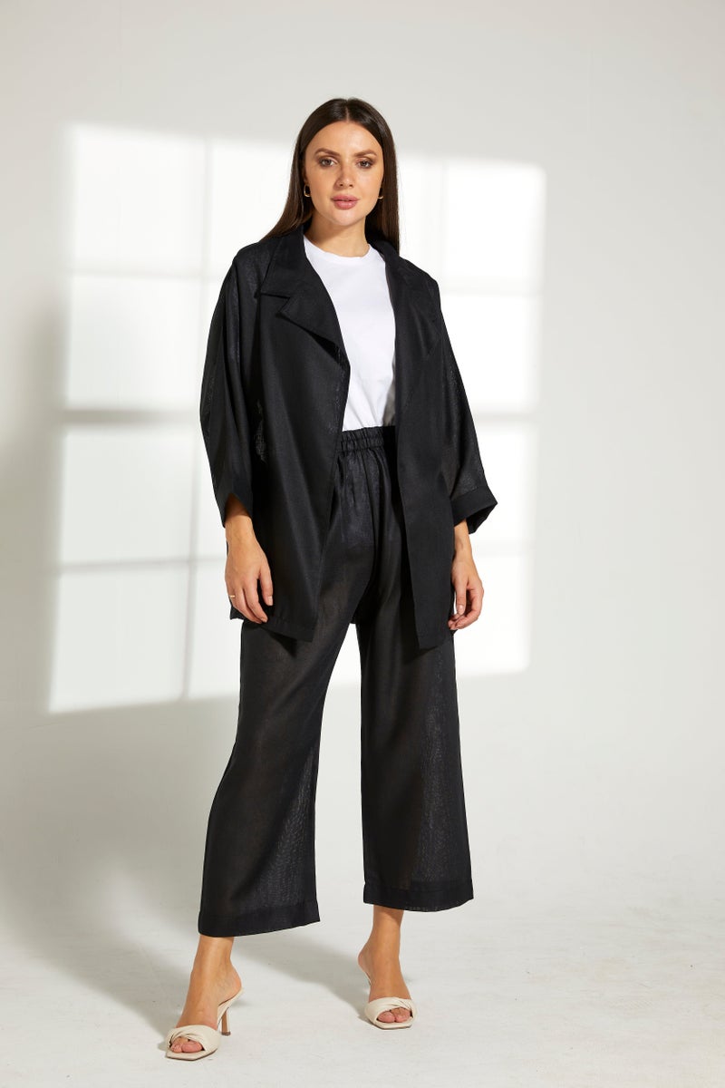 Moistreet Button Down Top & Pants Set - Image 5