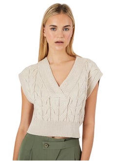 Cropped Sweater Vest