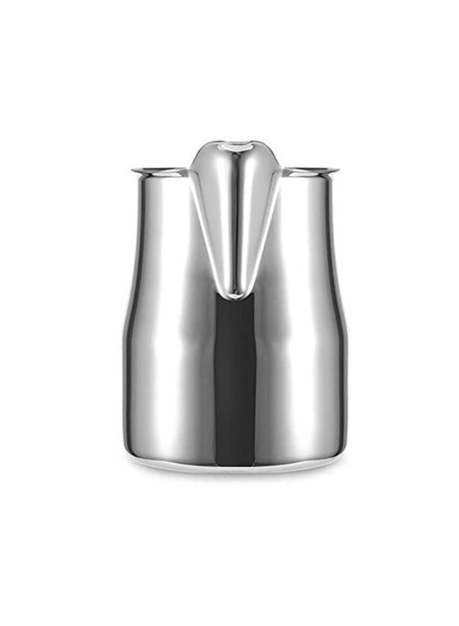 MIBRU - Milk Pitcher Frothing Jug for Coffee Latte Art Espresso Steaming Pitchers for Barista 350ml Silver - Image 1