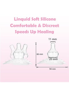 HY Nipple Shield,Premium Contact Nippleshield, Assist Perfect for Nursing Mothers with Inverted & Sore Nipple with Carrying Case for Breastfeeding Mothers, Non-Toxic, Made Without BPA  - Image 3