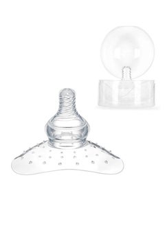 HY Nipple Shield,Premium Contact Nippleshield, Assist Perfect for Nursing Mothers with Inverted & Sore Nipple with Carrying Case for Breastfeeding Mothers, Non-Toxic, Made Without BPA  - Image 1