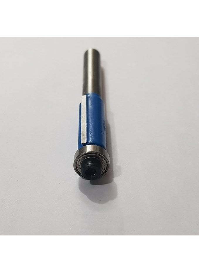 MGMACHINE WITH U MGMACHINE WITH U Metal Woodworking Tool Bearing Flush Trim Router Bit Blue  - Image 2