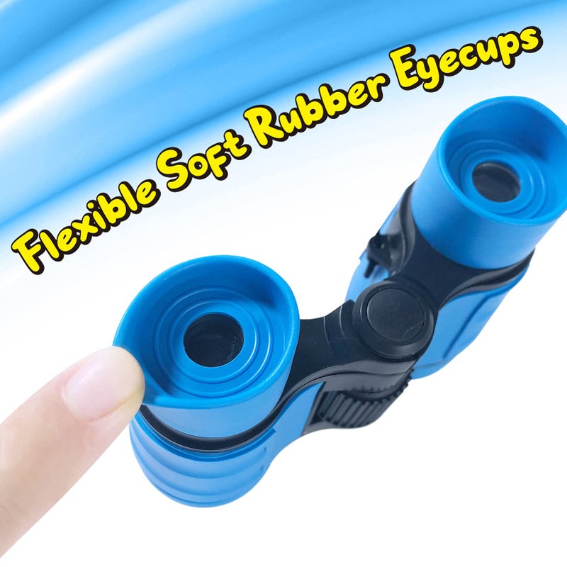 ESSENSON Binoculars for Kids Toys Gifts for Age 3-12 Years Old Boys Girls Kids Telescope Outdoor Toys for Sports and Outside Play Hiking, Bird Watching, Travel, Camping, Birthday Presents (Set of 2) - Image 4