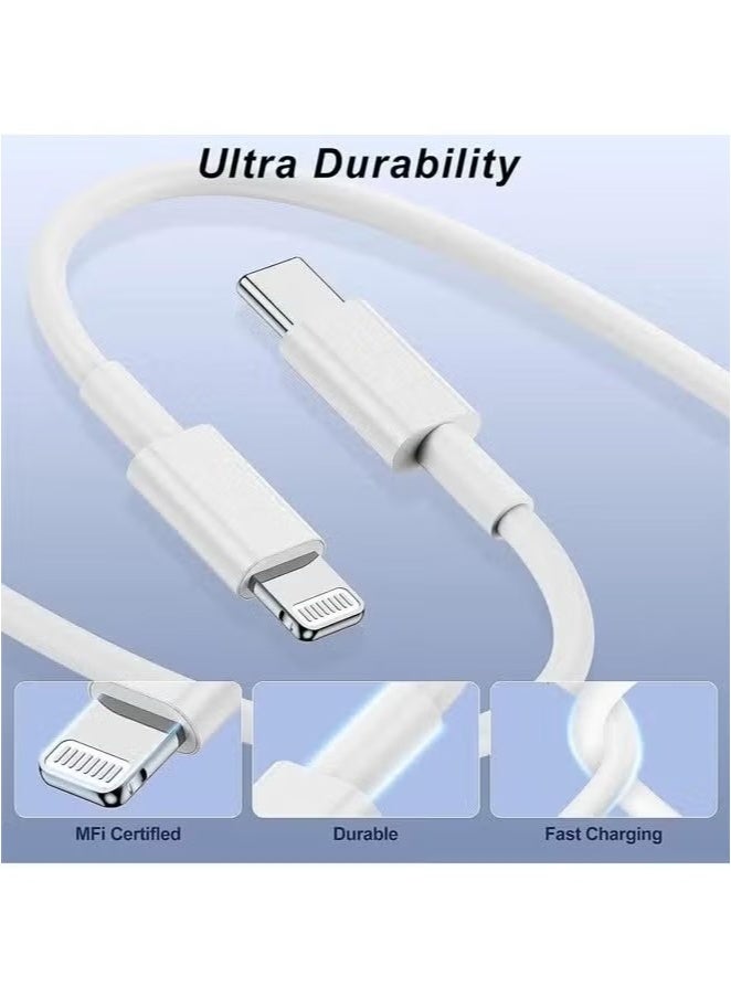 Trendify iPhone 20W USB-C Fast Charger with 1m USB-C to Lightning Cable – Quick Charging Adapter for iPhone 14/13/12/11/SE/XR/XS Max/X & iPad – PD Wall Charger Plug  - Image 5