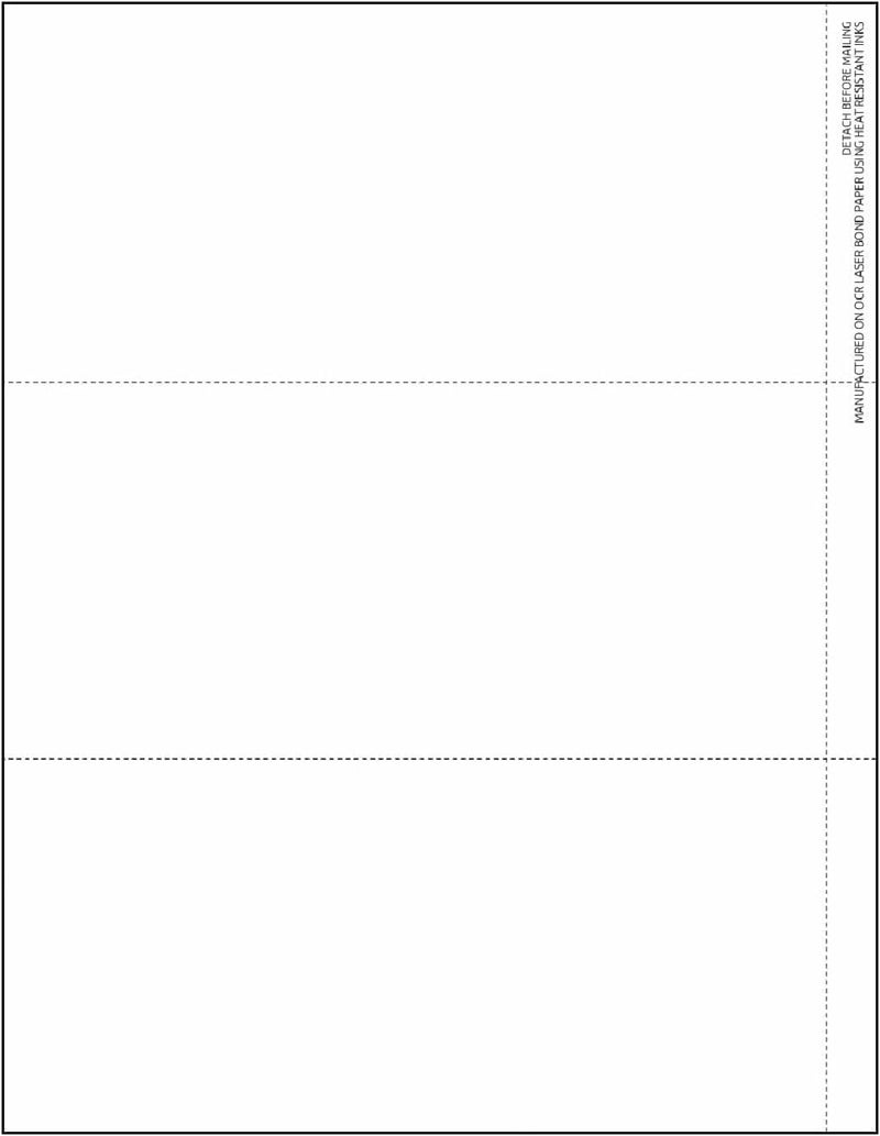 Dutymark 1099 and W2 Blank 3 Up Tax Forms, Use for W2 or 1099 NEC - Misc - R - Div, All Purpose Use, NO Back Instructions Compatible with QuickBooks and Accounting Software, Pack of 100 Forms (34 Sheets) - Image 2