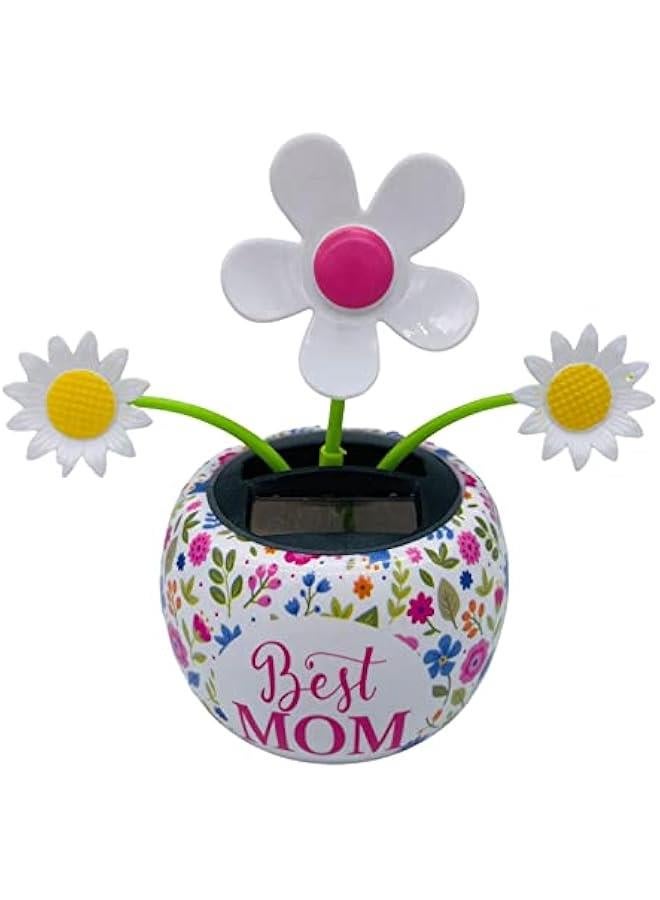 Solar Dancer Figure,Solar Powered Dancing Car Dashboard Decor,Solar Dancing Flower Solar Dancing Solar Toys Solar Powered Toys Car Swinging Dancing Toy Car Windowsill Home Desk Decor  - Image 1