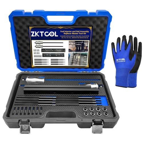 ZKTOOL EN-51146 GM-51146 Fuel Injector and Rail Assembly Replacer Master Tool Kit Compatible with General Motors, Opel, Buick, Vauxhall & MG 1.0L, 1.4L, 1.5T, 1.6L ，OEM EN-51146-100 EN-51146-150 - Image 1