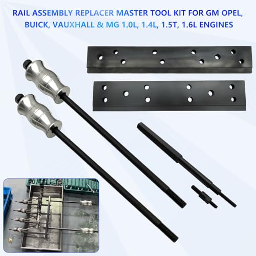 ZKTOOL EN-51146 GM-51146 Fuel Injector and Rail Assembly Replacer Master Tool Kit Compatible with General Motors, Opel, Buick, Vauxhall & MG 1.0L, 1.4L, 1.5T, 1.6L ，OEM EN-51146-100 EN-51146-150 - Image 4
