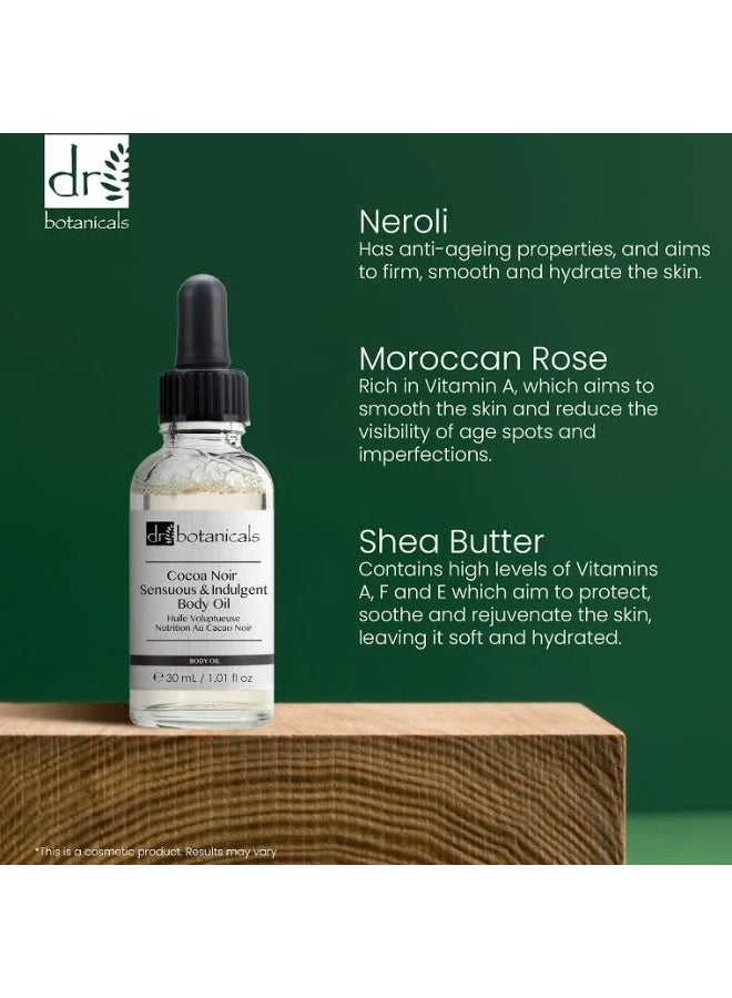 DR BOTANICALS Dr. Botanicals Cocoa Noir Sensuous & Indulgent Body Oil 30ml - Image 4