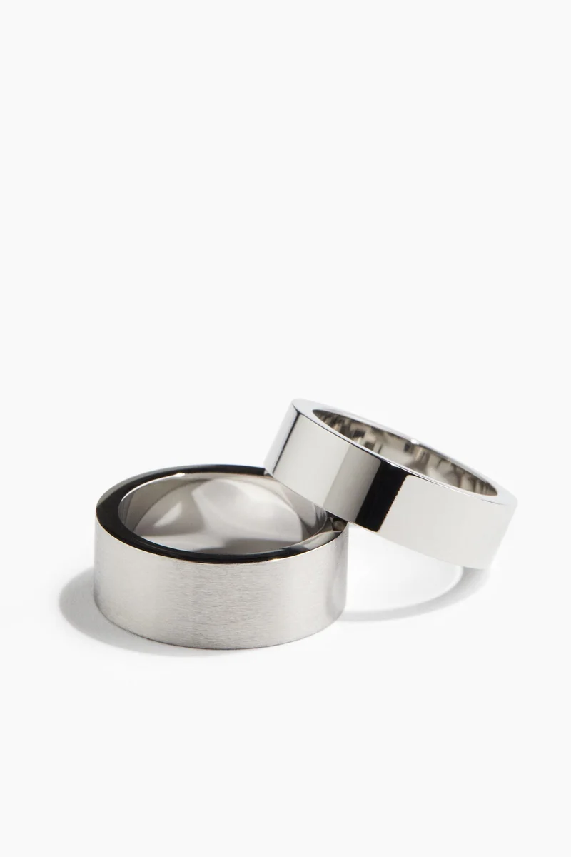 H&M 2-pack rings