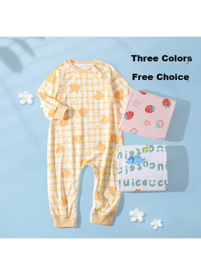 Tinsino Kids One-piece Pajamas Baby Romper Boys And Girls Homewear Toddler Clothing Colorful Letters - Image 2