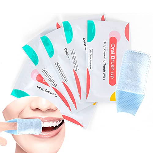 Serlife Disposable Finger Cleaning Teeth Wipes Soft Gauze Infant Finger Clean Oral Toothbrush Whitening Wipe (50Pcs) - Image 1