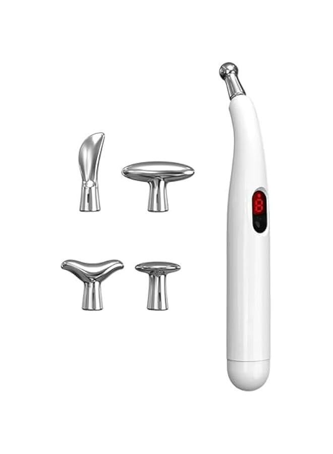 Loquat 5-in-1 Electronic Acupuncture Pen for Pain Relief Therapy - USB Meridian Energy Pulse Massager as Gifts for Men  Women - Image 1