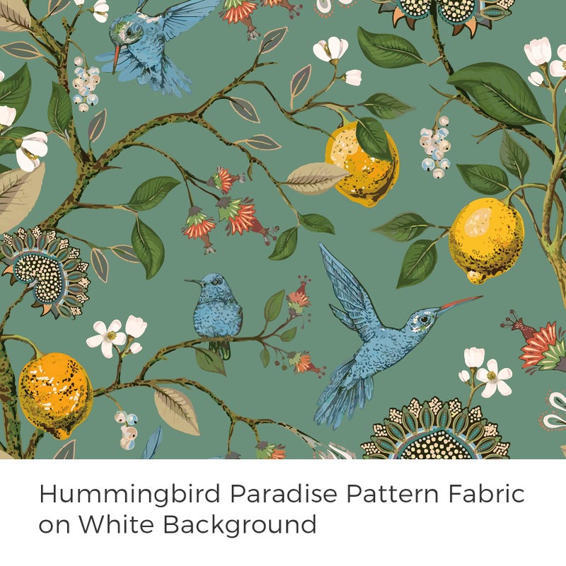 Topfinel Sage Green Blackout Valance Curtains 18 Inch Length Farmhouse Rustic Hummingbird Lemon Printed Grommet Home Fashion Valance for Kitchen Bathroom  Energy Saving Grommet Half Window Set of 2 - Image 2