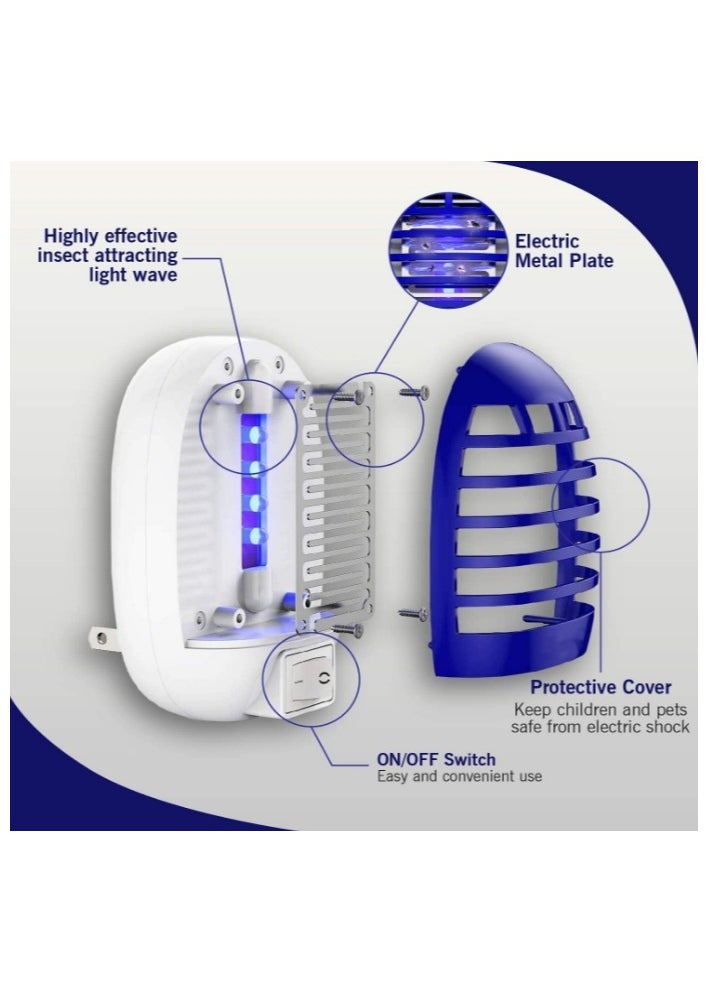 OASIS-TH - 2 Packs Mosquito Killer, Electronic Bug Zapper, Blue - Image 1