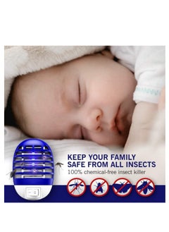 OASIS-TH 2 Packs Mosquito Killer, Electronic Bug Zapper, Blue  - Image 4