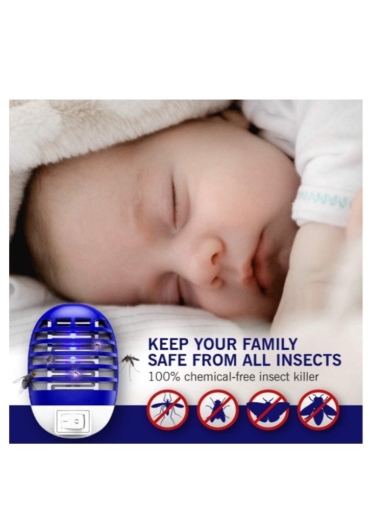 OASIS-TH - 2 Packs Mosquito Killer, Electronic Bug Zapper, Blue - Image 1