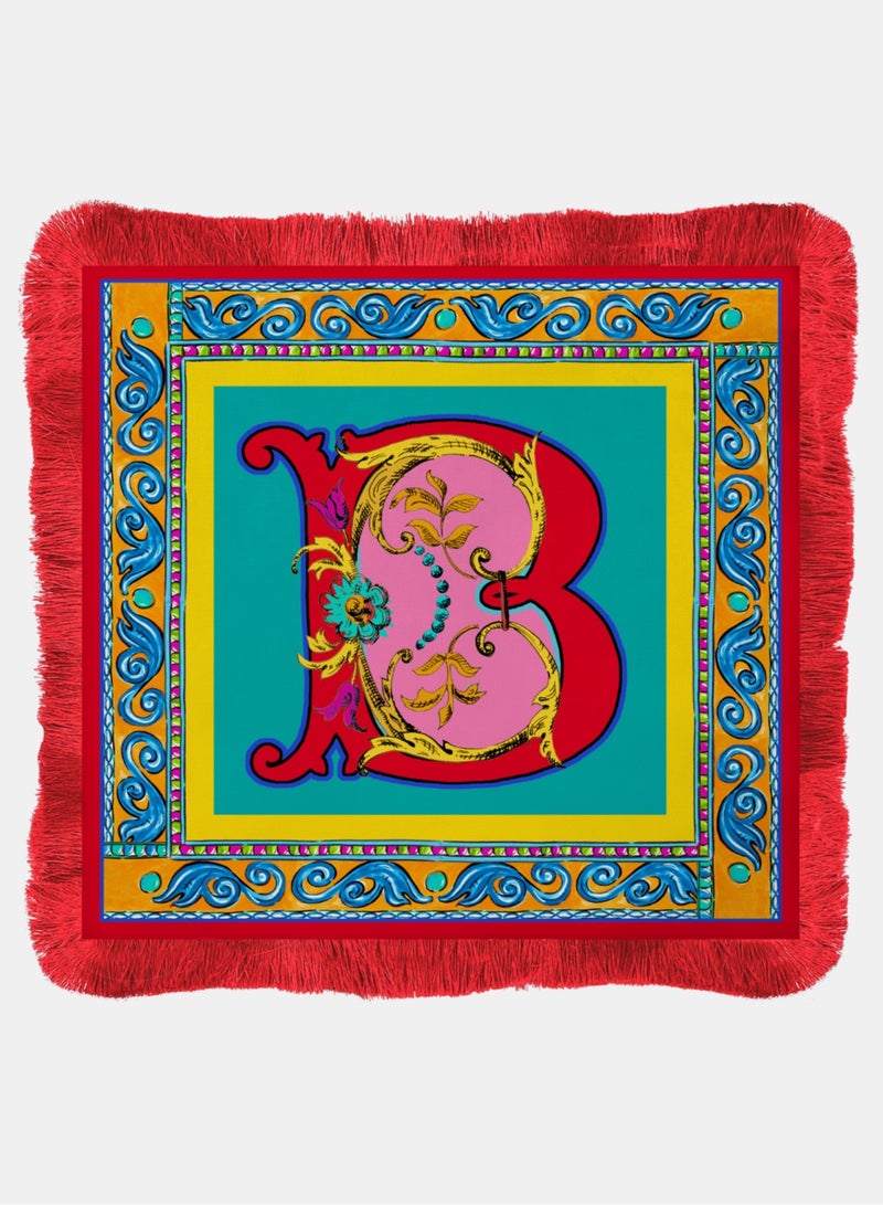 BACI MILANO - PLACEMAT 38X38 - ORTIGIA LETTER B  - COTTON - Image 2