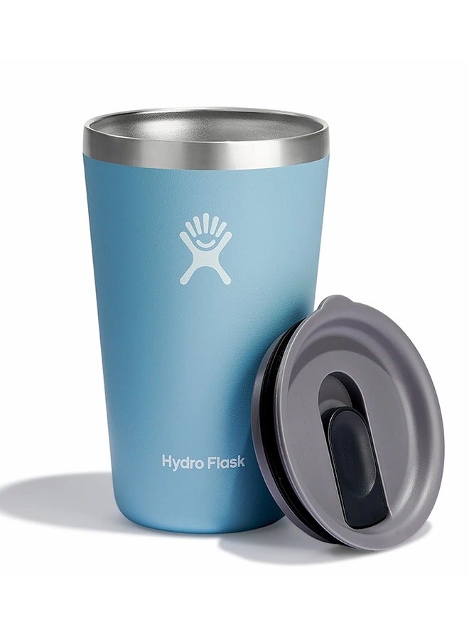 Hydro Flask 16 Oz Stainless Steel All Around Tumbler with Press-in Lid and  BPA-Free - Image 1