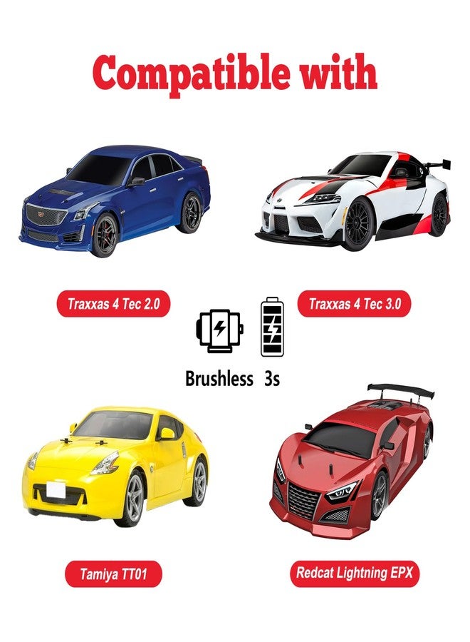Hobbypark 4PCS Width:1.02" (26mm) OD 2.56"(65mm) Rubber Tires & Wheel Rims 12mm Hex Hub For 1/10 Scale RC Vehicle On Road Touring Car - Image 5