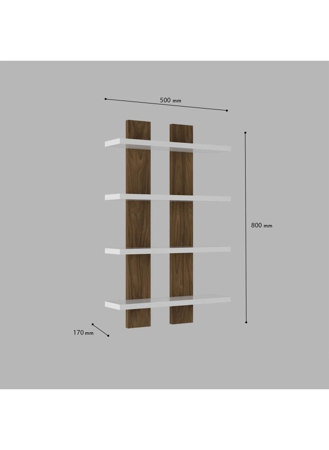 Shelf 50 X 17 X 80 Cm Bianco Noce - pzsku/ZEF7A94FD2C8DFE2F000BZ/45/_/1718796278/91f45256-3cde-4438-b561-93da8d42ec7f