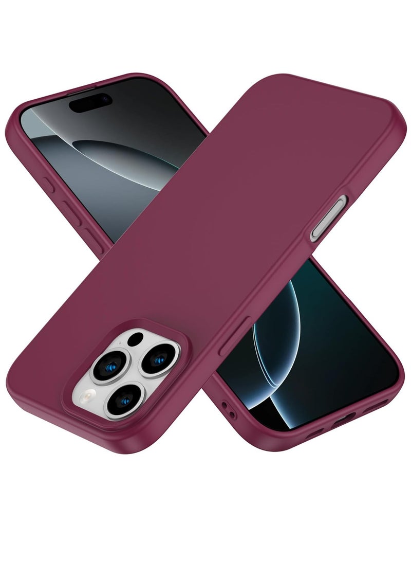 MIGOFAST Designed for iPhone 16 Pro Max Case Silicone Ultra Slim Shockproof Phone Case with Soft Anti-Scratch Microfiber Lining Enhanced Camera Protection Phone Case for 16 Pro Max - Image 1