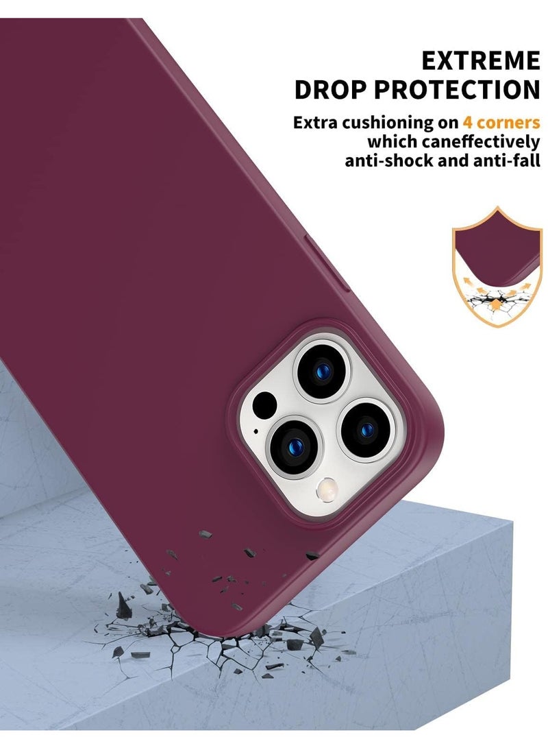 MIGOFAST Designed for iPhone 16 Pro Max Case Silicone Ultra Slim Shockproof Phone Case with Soft Anti-Scratch Microfiber Lining Enhanced Camera Protection Phone Case for 16 Pro Max - Image 2