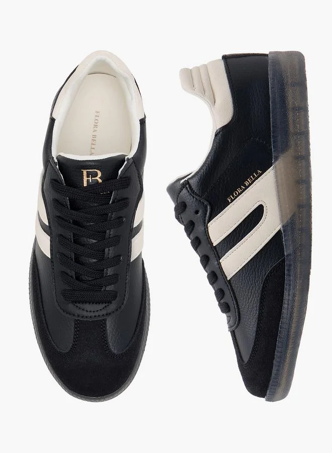 Flora Bella By Shoexpress Women's Animal Print Sneakers with Lace-Up Closure