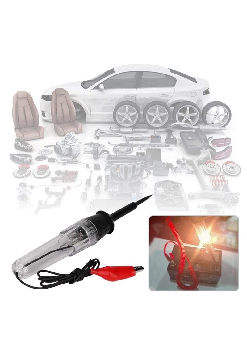 Auto Voltage and Current Tester 6V 12V 24V for Cars and Trucks Long Probe Pen Light for Circuit Safety Fuses and Live Wire Detection  - Image 2