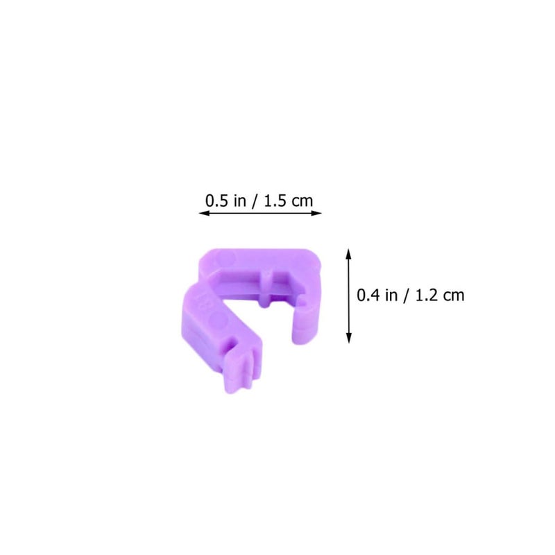 500 Colorful Plastic Balloon Clips Balloon Holder Connectors For Party Wedding Birthday Decorations - Image 3