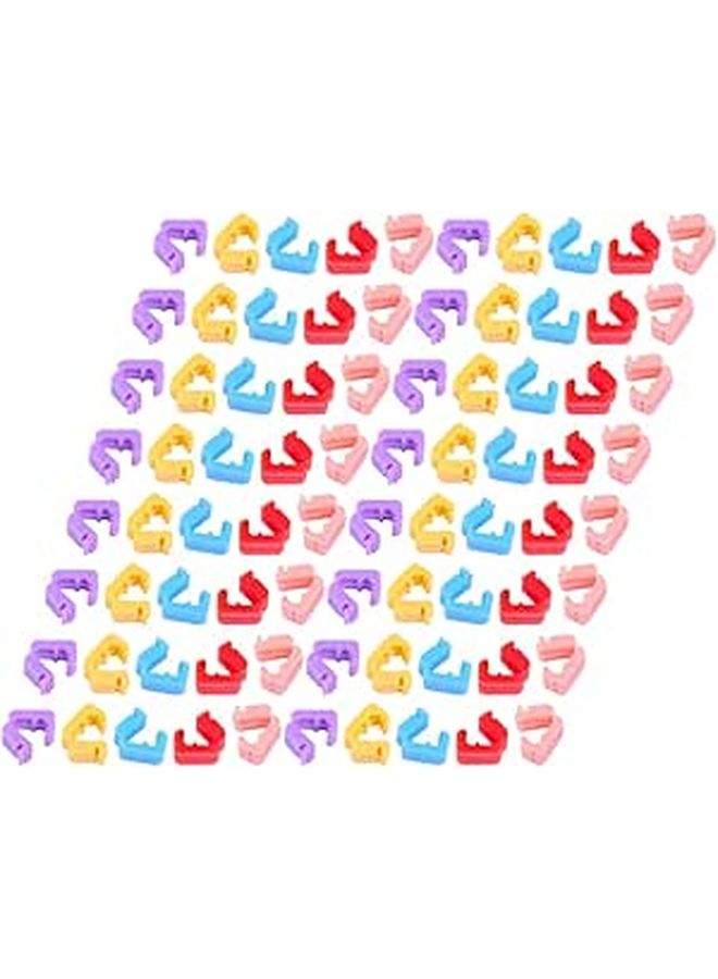 500 Colorful Plastic Balloon Clips Balloon Holder Connectors For Party Wedding Birthday Decorations - Image 1