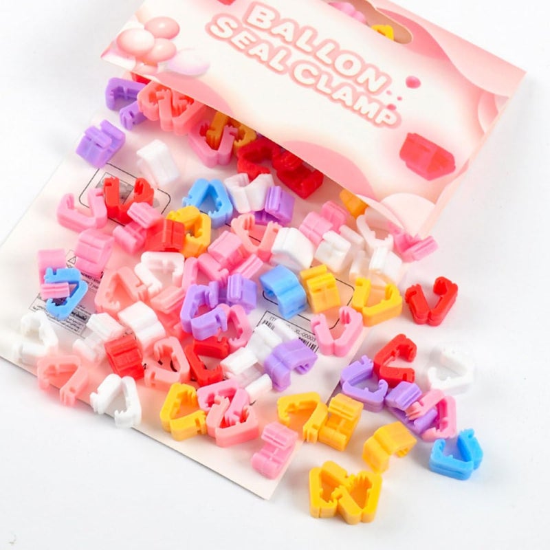500 Colorful Plastic Balloon Clips Balloon Holder Connectors For Party Wedding Birthday Decorations - Image 4