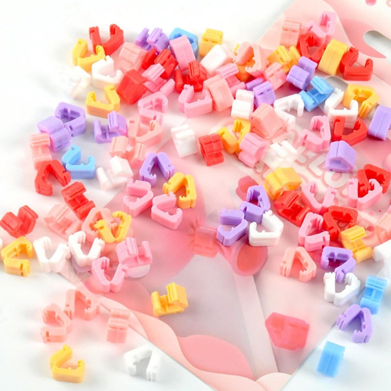 500 Colorful Plastic Balloon Clips Balloon Holder Connectors For Party Wedding Birthday Decorations - Image 5