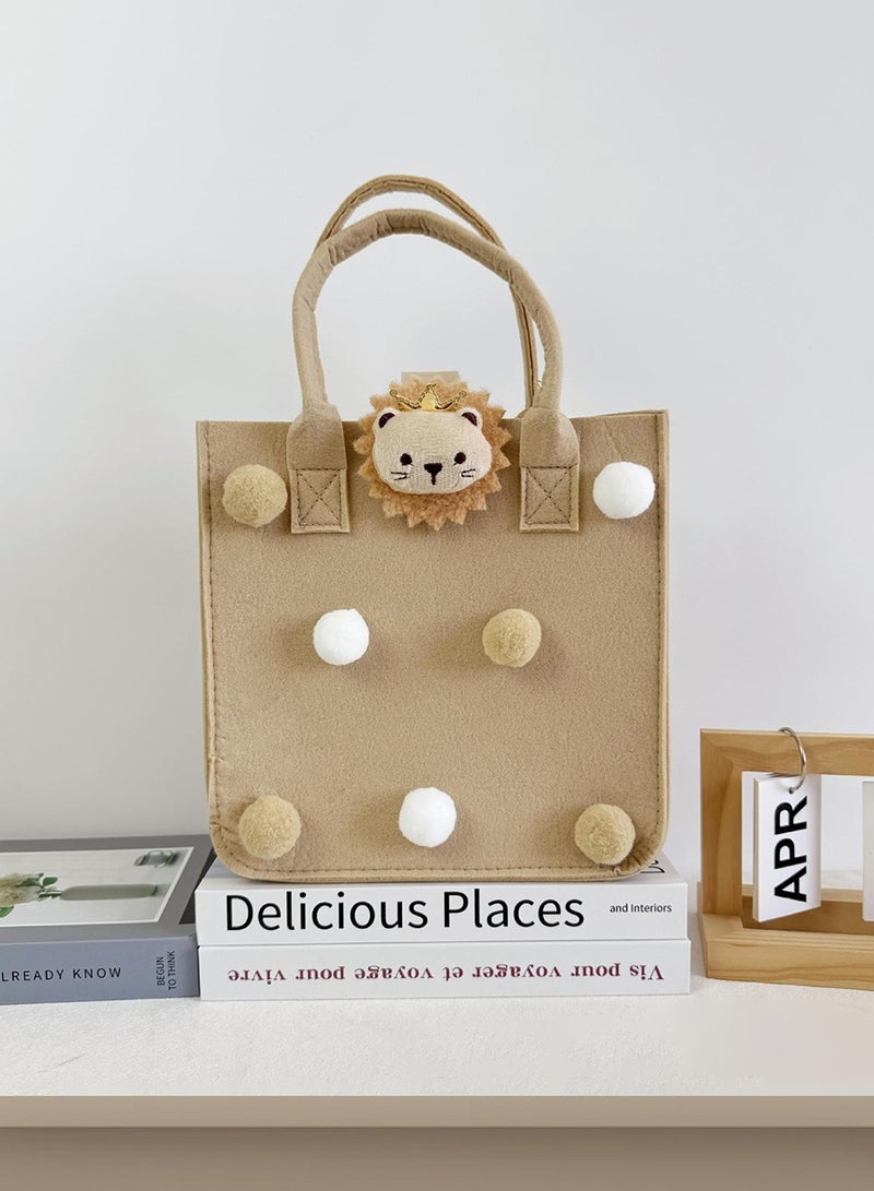 بيروي حقائب هدايا، حقائب أطفال، حقائب حمل مصنوعة من اللباد، حقائب تسوق عصرية، حقائب تخزين عصرية، مناسبة لتقديم الهدايا، التسوق، مطابقة الملابس، حقائب تقديم الطعام، نزهات الأطفال - Image 1